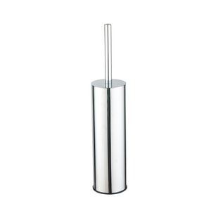 Йоржик для унітазу підлоговий VBI Round M chrome VBI-040420CH, Хром