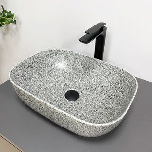 Умывальник VBI Ravenna space grey matt накладний VBI-011222, Каппучино