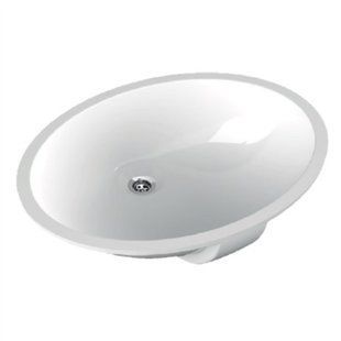 Умывальник врезной под столешницу Imprese овальный 38x47,5x18 см white c06900103OV, Белый