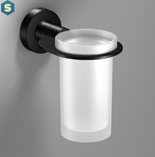 Стакан для щеток Sonia TP Black 166237, Черный/золото