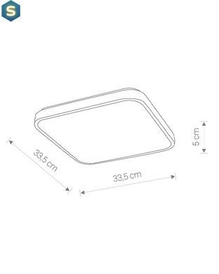 Світильник Nowodvorski 8135 Agnes LED 1x16W 4000K 1200Lm IP44 Wh