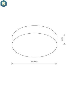 Светильник Nowodvorski 10185 Arena LED 1x20W 4000K 2200Lm IP20 Wh