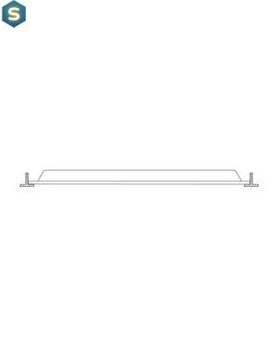 Світодіодна панель Nowodvorski 8456 Cl Itaka LED 40W 4000K 4200Lm IP20 Wh