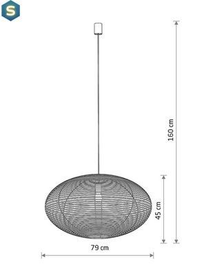 Підвісний світильник Nowodvorski 11155 Rattan L E27 1x25W IP20 Вeige