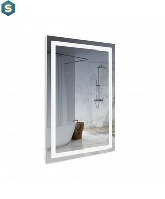 Зеркало Мойдодыр Olmo 100х70/70х100 с LED-подсветкой