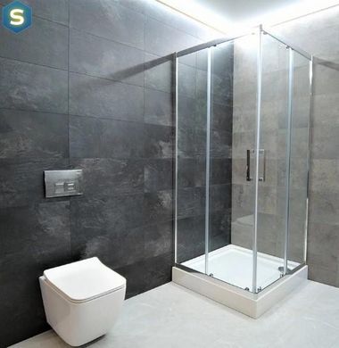Душевая кабина Dusel A-513 90x90x190 тонированная, тонированный, хром, 90x90