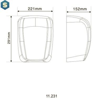 Сушилка для рук Hotec 11.233 Stainless Steel
