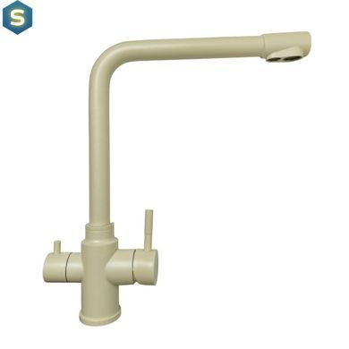 Смеситель для кухни под фильтр Adamant SA-021 ivory 0218, Бежевый