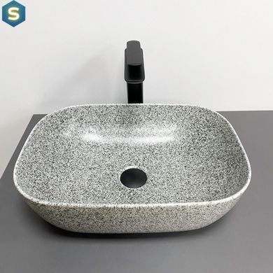 Умывальник VBI Ravenna space grey matt накладний VBI-011222, Каппучино