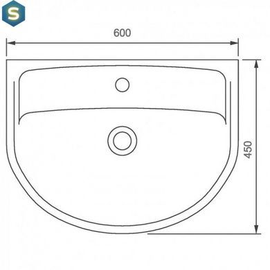 Раковина Kolo Status 60x45 2321600UA, Білий