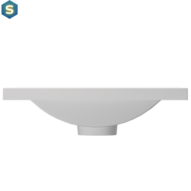Раковина глянцева врізна Amidicon Liza 60 600x480 з литого каменю LIZA_60_HL, Білий