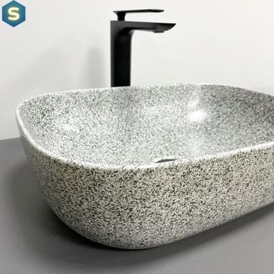 Умывальник VBI Ravenna space grey matt накладний VBI-011222, Каппучино