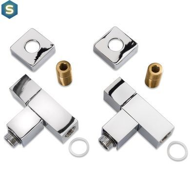Кран кутовий Luxon для рушникосушки 1/2"-1/2" Кватро (LX-855) 71401053