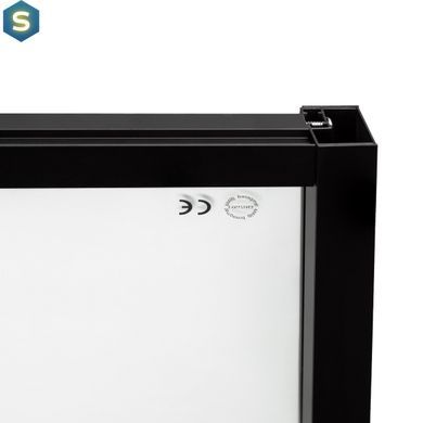Набір: Qtap душова кабіна Scorpio BLA10995-AC6 Clear 2120x900x900 мм + піддон Diamond 309912 90x90x12 см з сифоном, Чорний/золото, Універсальна, прозорий