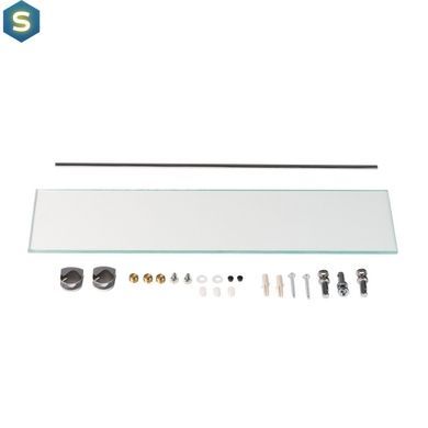 Зеркало Lidz Anny 140.07.02 425х575х105 настенное с полочкой прямоугольное с дугообразным верхом и фигурными боками LD78AN4557