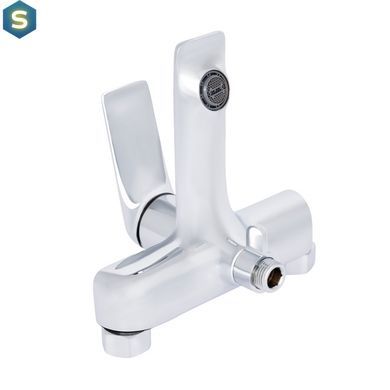Змішувач для ванни Qtap Vlasta New (з душовим гарнітуром) QTVLA259CRM45642 Chrome, Хром