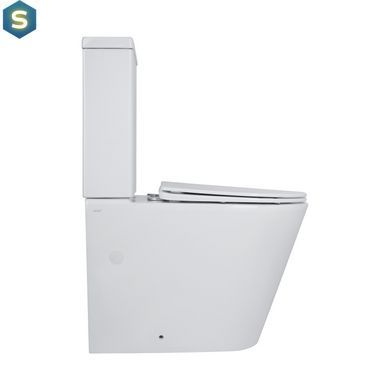 Унітаз підлоговий Qtap Swan Ultra Quiet з сидінням Soft-close 640x360x835 мм QT16222182TW White, Білий