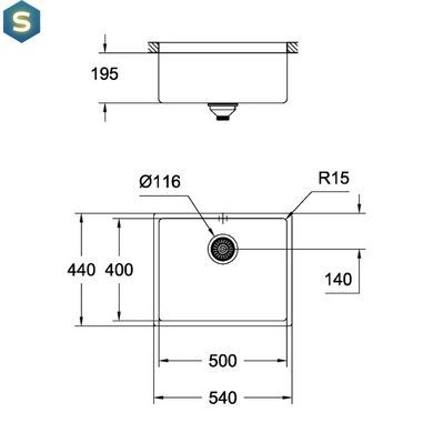 Кухонная мойка Grohe Sink K700U 31574GN0