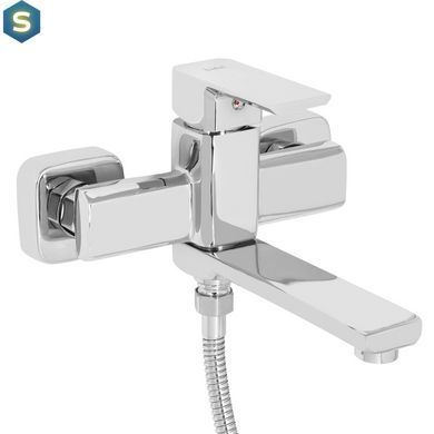 Смеситель для ванны Lidz Dozorca 0051 с поворотным изливом (c душевым гарнитуром) (k35) LDDOZ0051CRM45404 Chrome, Хром