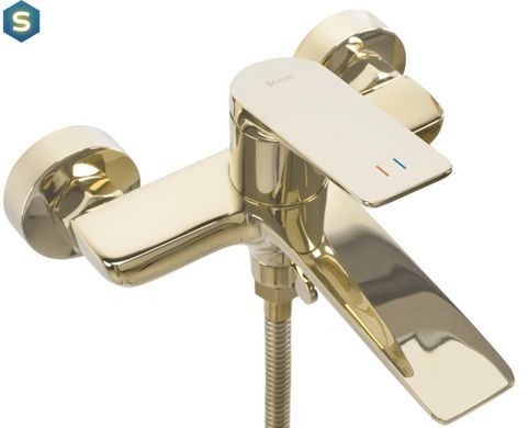 Змішувач для ванни Rea Avalon gold настінний з виливом REA-B1129, Золотий