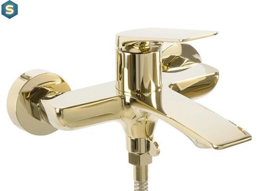 Змішувач для ванни Rea Avalon gold настінний з виливом REA-B1129, Золотий