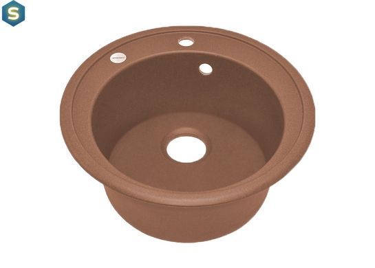 Кухонная мойка Adamant Sun &Oslash;510x200 terra-cotta 134223, Цемент матовый