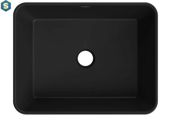 Умивальник Mexen Catia silver brushed black накладний MEX-21314873, Хром