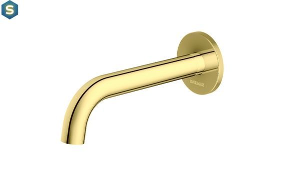 Душова система Kohlman Axel 30 gold з термостатом + BOX прихованого монтажу KPL-QW433AGD30, Золотий