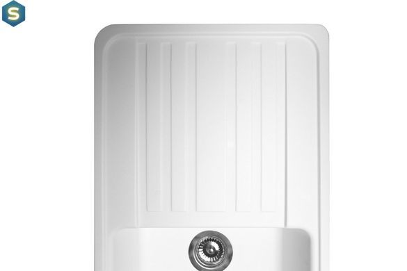 Кухонная мойка гранитная Miraggio Versal white 758x462x201 00211402, Белый