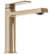 Смеситель для умывальника Rea Verso низкий brushed gold REA-B6555, Золотой