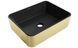 Умывальник Mexen Catia gold black matt накладной MEX-21314876, Золотой