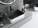 Умивальник Mexen Catia silver brushed black накладний MEX-21314873, Хром