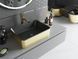 Умывальник Mexen Catia gold black matt накладной MEX-21314876, Золотой
