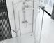 Душевая кабина Rea Rapid Swing 100x90 chrome пристенная REA-KPL-09122, Хром, Универсальная, прозрачный, хром