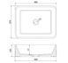 Умивальник Mexen Catia silver brushed black накладний MEX-21314873, Хром