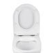 Комплект 4 в 1: Инсталляция Grohe Rapid SL 3 в 1 38772001 + Унитаз безободочный Kroner Harz WHI493736 RIMLESS с сиденьем Slim Duroplast / Soft-close / Quick relase KH493736WHIR
