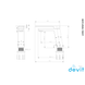 Змішувач для умивальника Devit Linea 150W1245B чорний матовий, Черный матовый