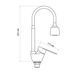 Смеситель для кухни Lidz Tani 008F4 с гибким изливом (k40) LDTAN008F4CRM44972 Chrome, Хром