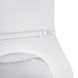 Комплект 4 в 1: Инсталляция Grohe Rapid SL 3 в 1 38772001 + Унитаз безободочный Kroner Harz WHI493736 RIMLESS с сиденьем Slim Duroplast / Soft-close / Quick relase KH493736WHIR