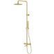 Душевая система Corsan Lugo gold с изливом CMN01MGLW, Золотой