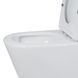 Унітаз підлоговий Qtap Swan Ultra Quiet з сидінням Soft-close 640x360x835 мм QT16222182TW White, Білий