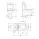 Унітаз підлоговий Qtap Swan Ultra Quiet з сидінням Soft-close 640x360x835 мм QT16222182TW White, Білий