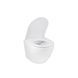 Комплект 4 в 1: Инсталляция Grohe Rapid SL 3 в 1 38772001 + Унитаз безободочный Kroner Harz WHI493736 RIMLESS с сиденьем Slim Duroplast / Soft-close / Quick relase KH493736WHIR