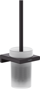Йоржик підвісний Hansgrohe AddStoris Matt Black/скло 41752670