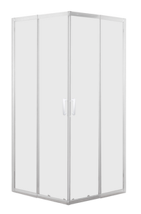 Душова кабіна квадратна Eger Vi`z New WZ 85x85 розсувна скло Zuzmara без піддону white 599-055WZ/1, Білий, білий