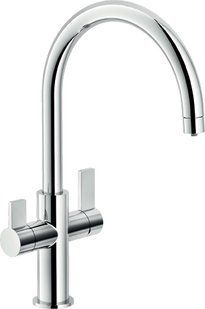 Змішувач для кухні на дві води Nobili Special хром FL96824/3VCR, Хром