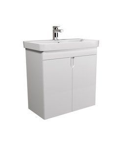 Тумба Мойдодыр Simple White 70-U умывальник River 70 белая универсальная, Белый