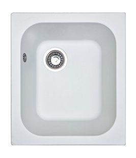 Кухонная мойка Adamant Compacta 430x500x200 белый 255223, Белый