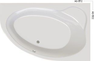 Ванна акриловая Ravak Asymmetric II 170x110 правая C931000000