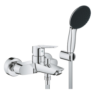 Grohe QuickFix Start Однорычажный смеситель для ванны душевой набор (25283002)